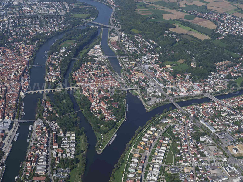 Luftaufnahme Regensburg in Regensburg | Oberpfalz, Bayern