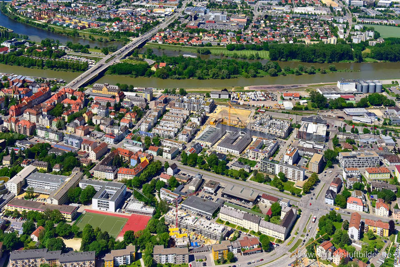 Luftaufnahme Regensburg in Regensburg | Oberpfalz, Bayern