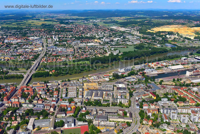 Luftaufnahme Regensburg in Regensburg | Oberpfalz, Bayern