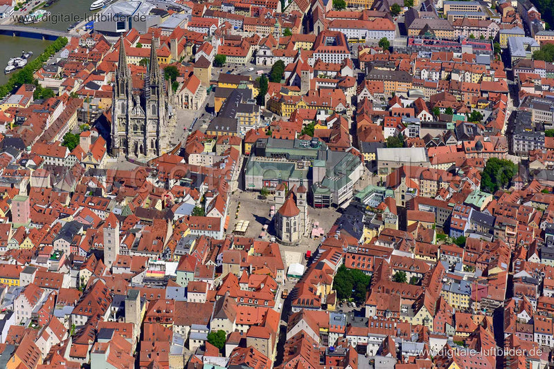Luftaufnahme Regensburg in Regensburg | Oberpfalz, Bayern