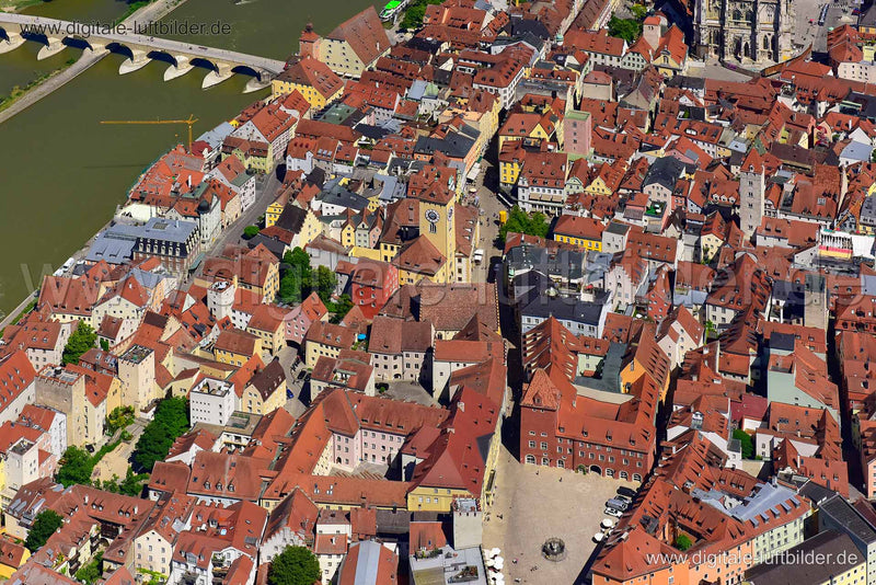Luftaufnahme Regensburg in Regensburg | Oberpfalz, Bayern