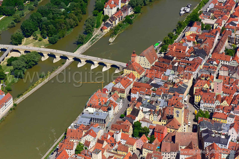 Luftaufnahme Regensburg in Regensburg | Oberpfalz, Bayern