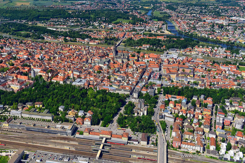 Luftaufnahme Regensburg in Regensburg | Oberpfalz, Bayern