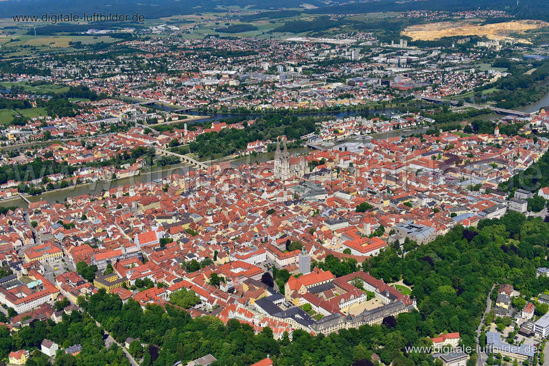 Luftaufnahme Regensburg in Regensburg | Oberpfalz, Bayern