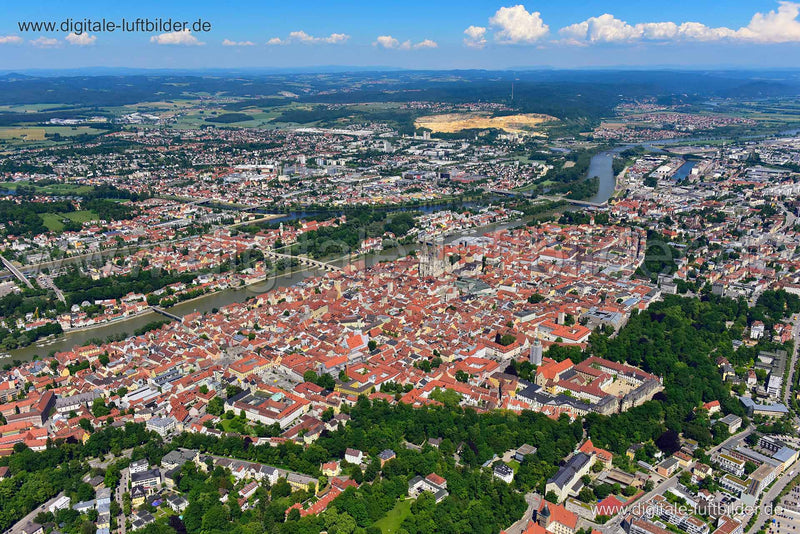 Luftaufnahme Regensburg in Regensburg | Oberpfalz, Bayern