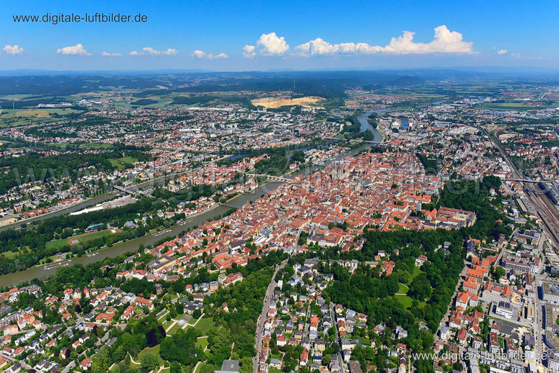 Luftaufnahme Regensburg in Regensburg | Oberpfalz, Bayern
