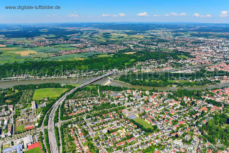 Luftaufnahme Regensburg in Regensburg | Oberpfalz, Bayern