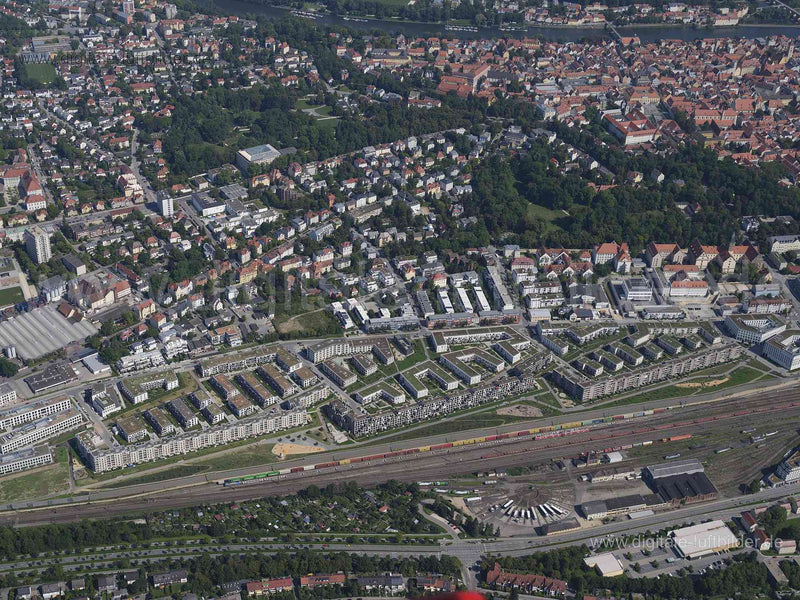 Luftaufnahme Regensburg Karolinenhof in Regensburg | Oberpfalz, Bayern