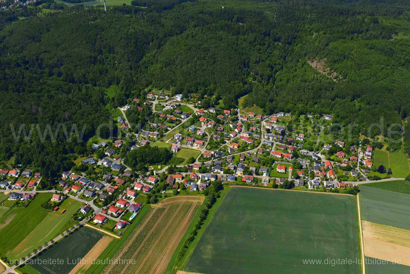 Luftaufnahme Tegernheim Am Weinberg in Regensburg | Oberpfalz, Bayern