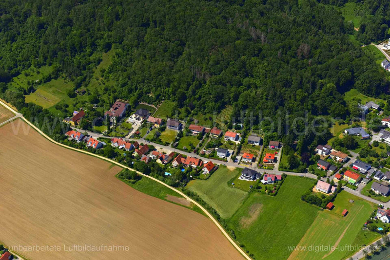 Luftaufnahme Tegernheim Am Weinberg in Regensburg | Oberpfalz, Bayern