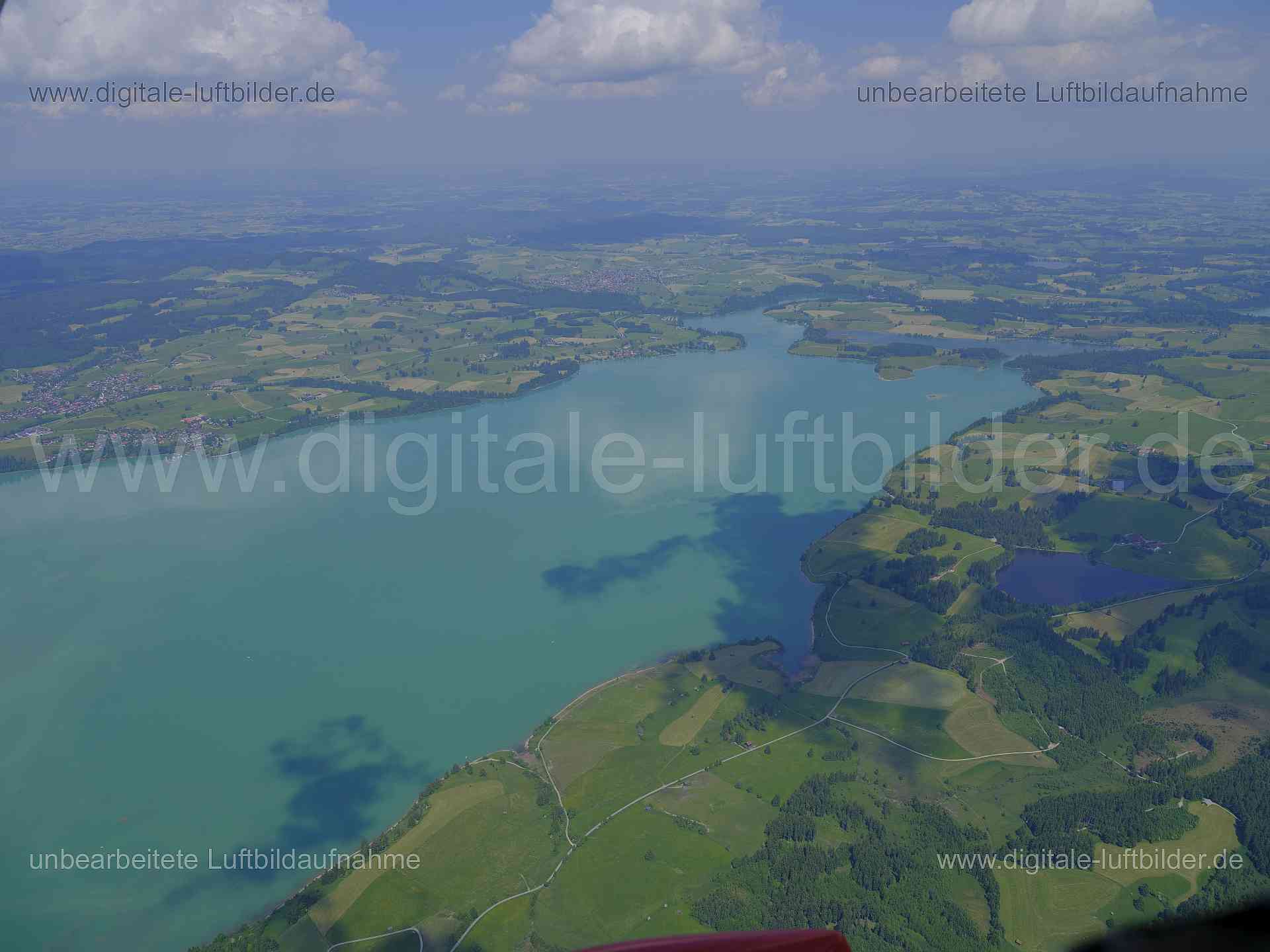 Luftaufnahme Forggensee in Rieden am Forggensee | Schwaben, Bayern
