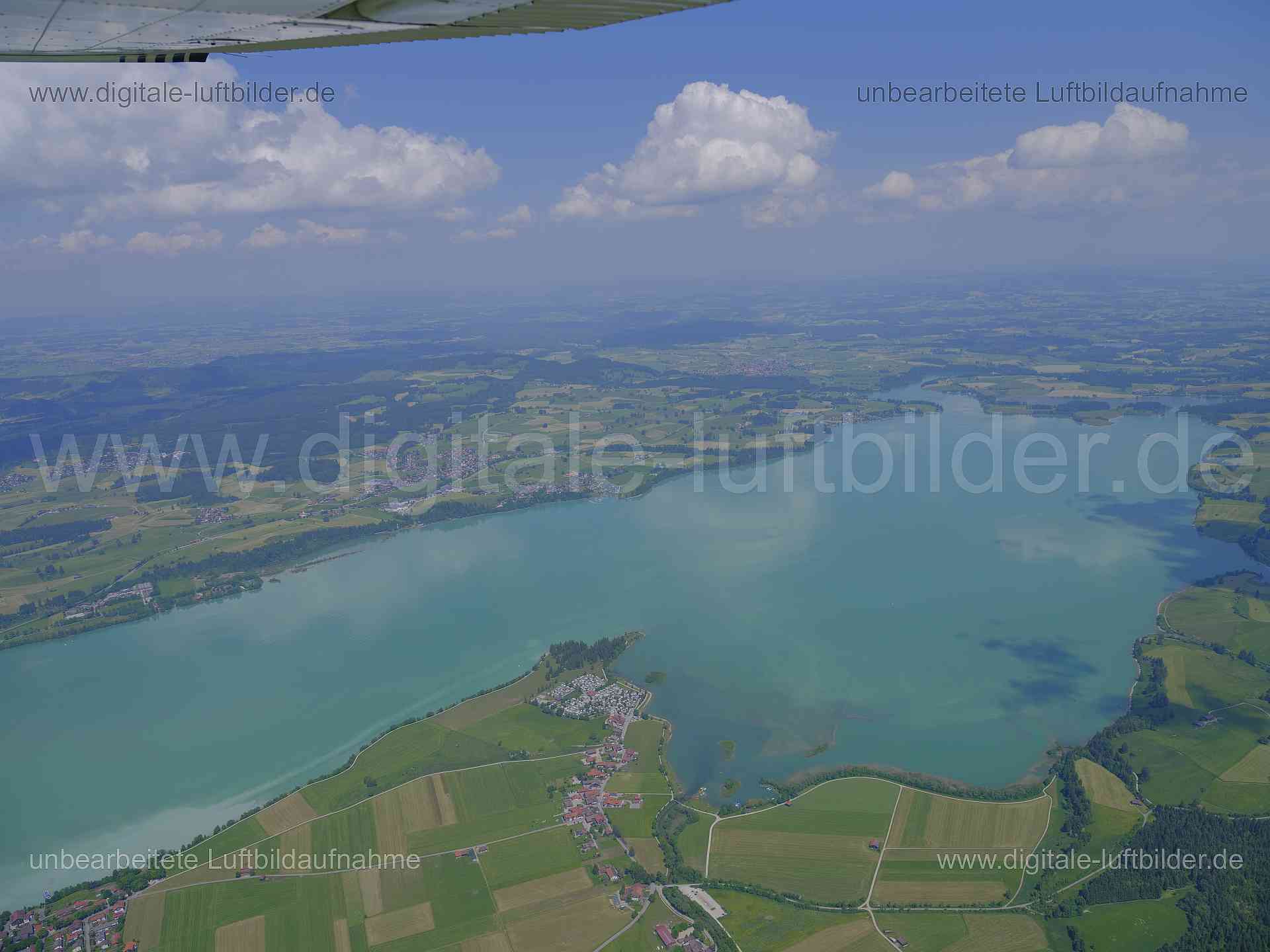 Luftaufnahme Forggensee in Rieden am Forggensee | Schwaben, Bayern