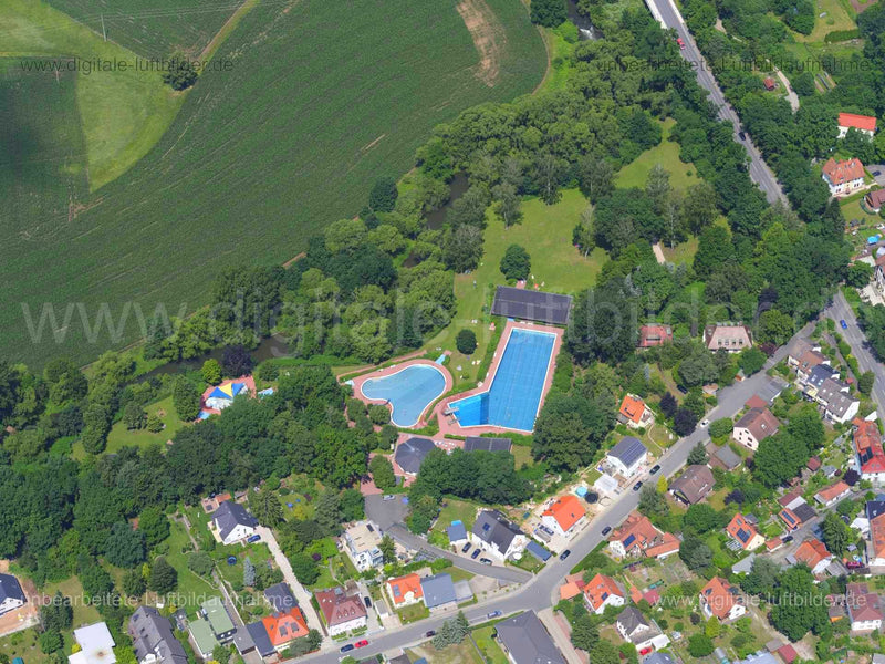 Luftaufnahme Freibad Röthenbach in Röthenbach an der Pegnitz | Mittelfranken, Bayern