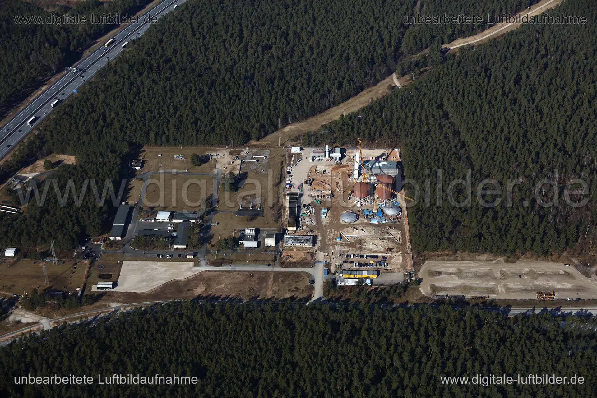 Luftaufnahme Gewerbegebiet Röthenbachtal in Röthenbach an der Pegnitz | Mittelfranken, Bayern