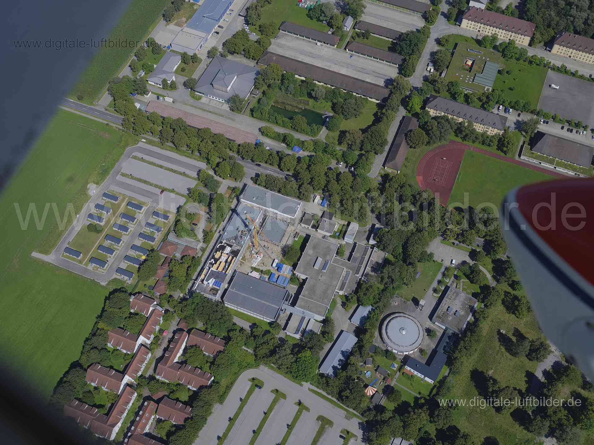 Luftaufnahme Berufliche Oberschule Rosenheim in Rosenheim | Oberbayern, Bayern