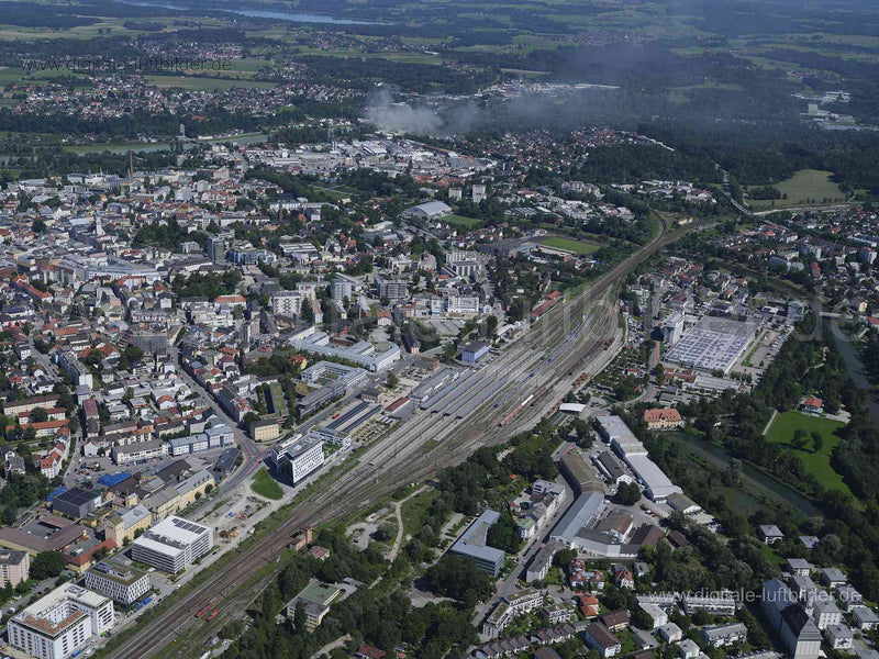 Luftaufnahme Rosenheim in Rosenheim | Oberbayern, Bayern