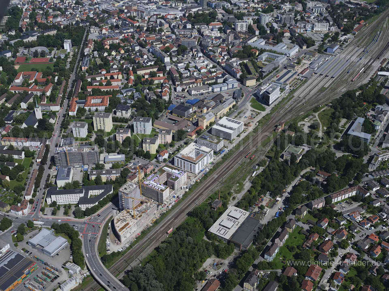 Luftaufnahme Rosenheim in Rosenheim | Oberbayern, Bayern