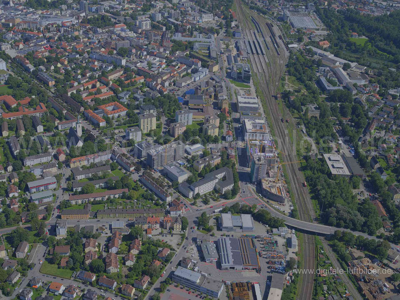 Luftaufnahme Rosenheim in Rosenheim | Oberbayern, Bayern
