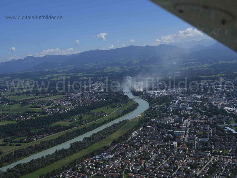 Luftaufnahme Rosenheim in Rosenheim | Oberbayern, Bayern