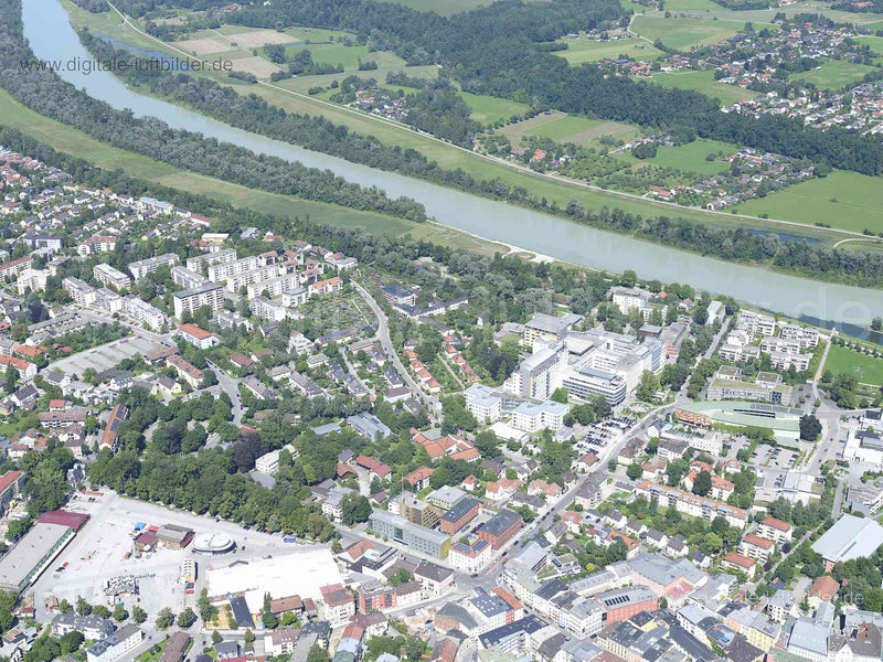 Luftaufnahme Rosenheim in Rosenheim | Oberbayern, Bayern