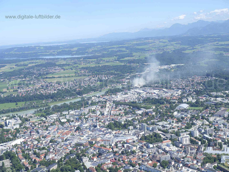 Luftaufnahme Rosenheim in Rosenheim | Oberbayern, Bayern