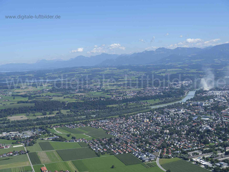 Luftaufnahme Rosenheim in Rosenheim | Oberbayern, Bayern