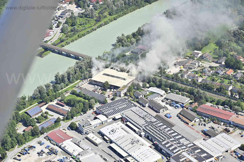 Luftaufnahme Wertstoffhof Rosenheim in Rosenheim | Oberbayern, Bayern