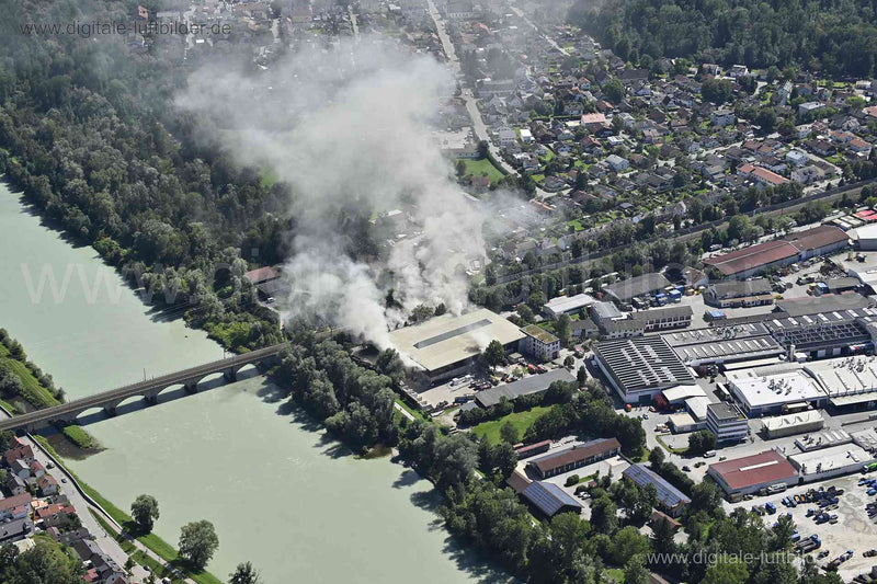 Luftaufnahme Wertstoffhof Rosenheim in Rosenheim | Oberbayern, Bayern
