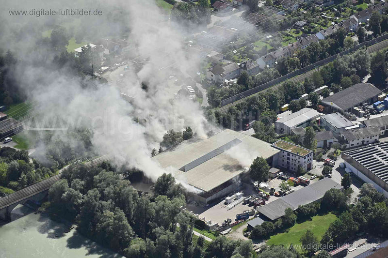 Luftaufnahme Wertstoffhof Rosenheim in Rosenheim | Oberbayern, Bayern