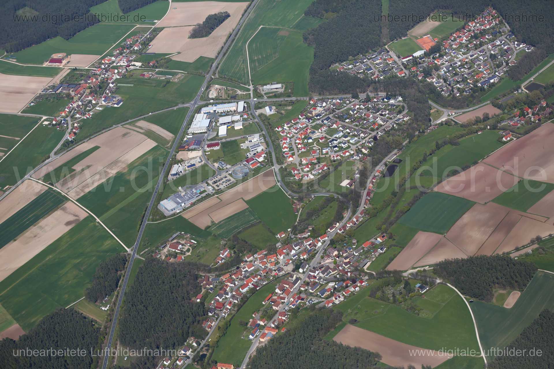 Luftaufnahme Barthelmesaurach in Roth | Mittelfranken, Bayern