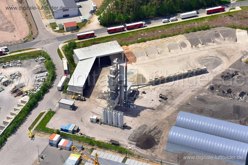 Luftaufnahme Frankenschotter in Roth | Mittelfranken, Bayern