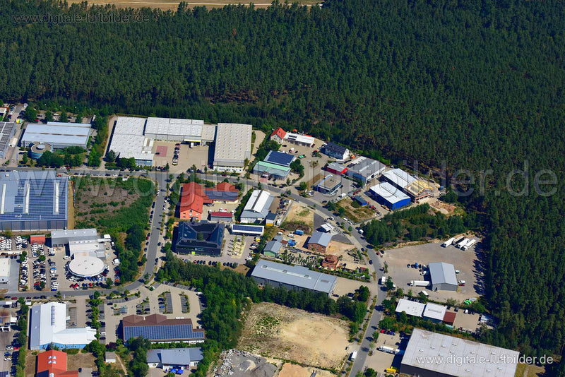 Luftaufnahme Gewerbegebiet Roth in Roth | Mittelfranken, Bayern