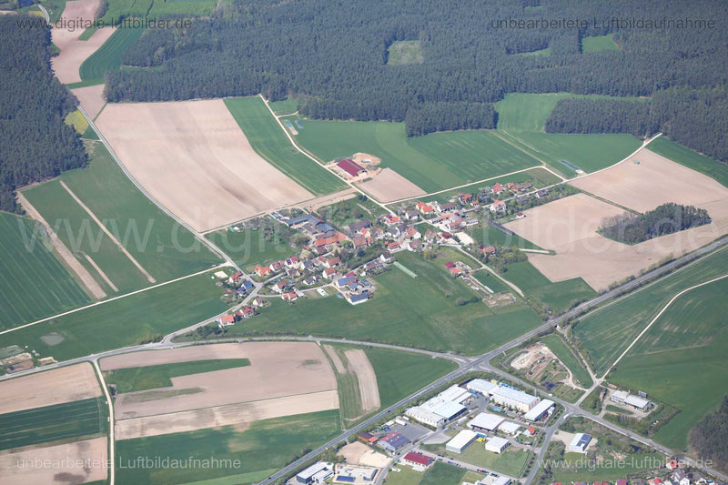 Luftaufnahme Günzersreuth in Roth | Mittelfranken, Bayern