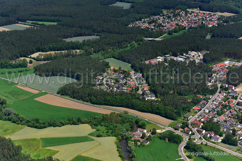 Luftaufnahme Pfaffenhofen in Roth | Mittelfranken, Bayern