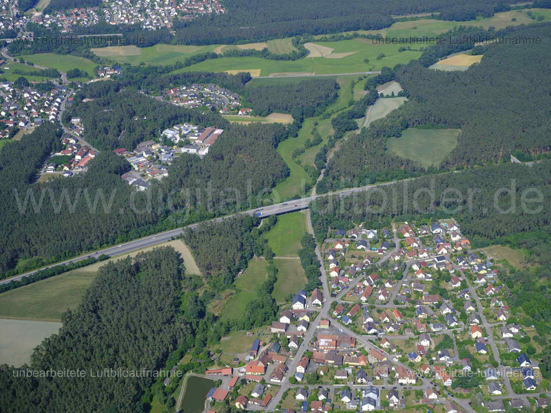 Luftaufnahme Pruppach in Roth | Mittelfranken, Bayern