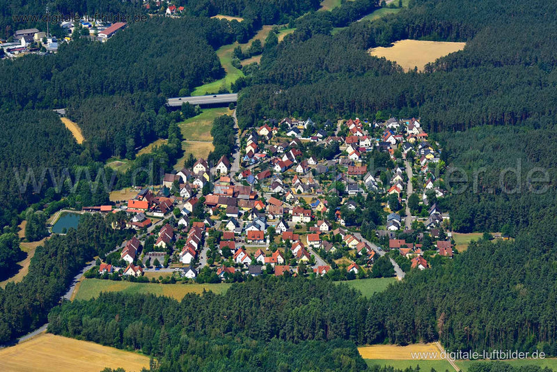 Luftaufnahme Pruppach in Roth | Mittelfranken, Bayern