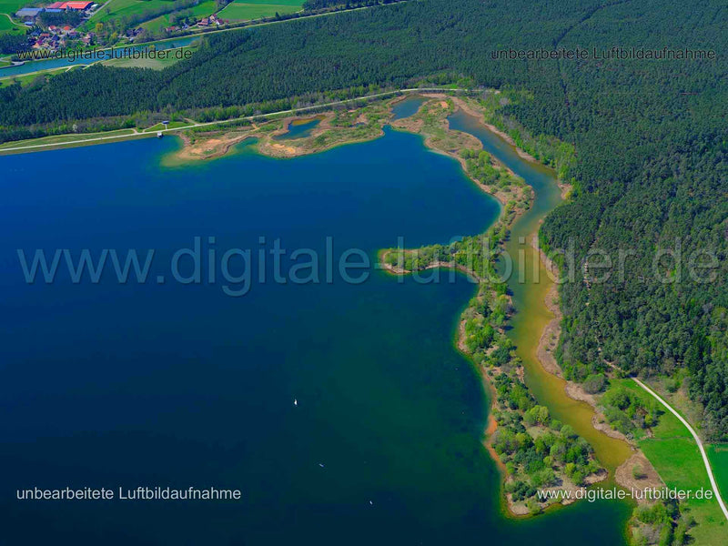 Luftaufnahme Rothsee in Roth | Mittelfranken, Bayern