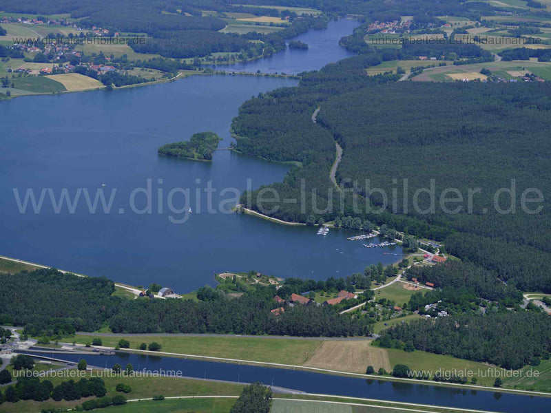 Luftaufnahme Rothsee in Roth | Mittelfranken, Bayern