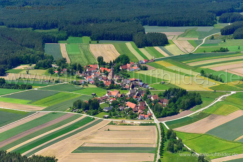 Luftaufnahme Wallesau in Roth | Mittelfranken, Bayern