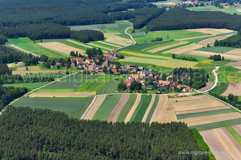 Luftaufnahme Wallesau in Roth | Mittelfranken, Bayern