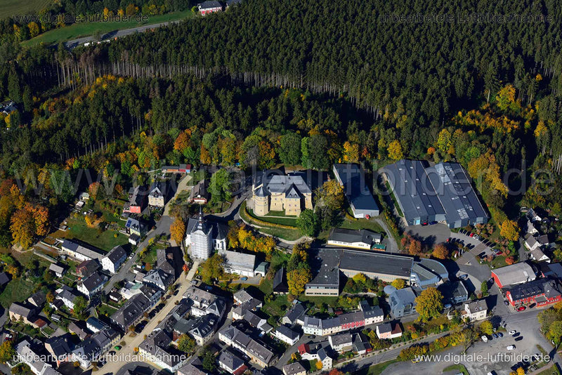 Luftaufnahme Feuerwehrmuseum in Schauenstein | Oberfranken, Bayern