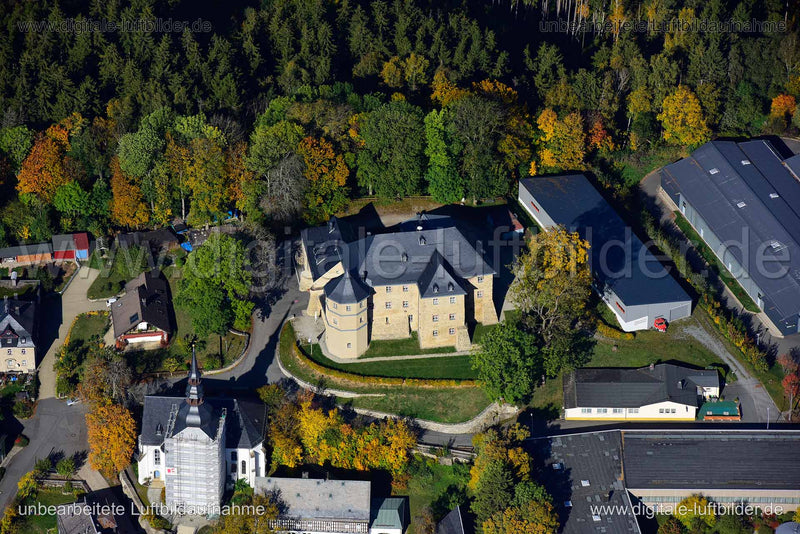 Luftaufnahme Feuerwehrmuseum in Schauenstein | Oberfranken, Bayern