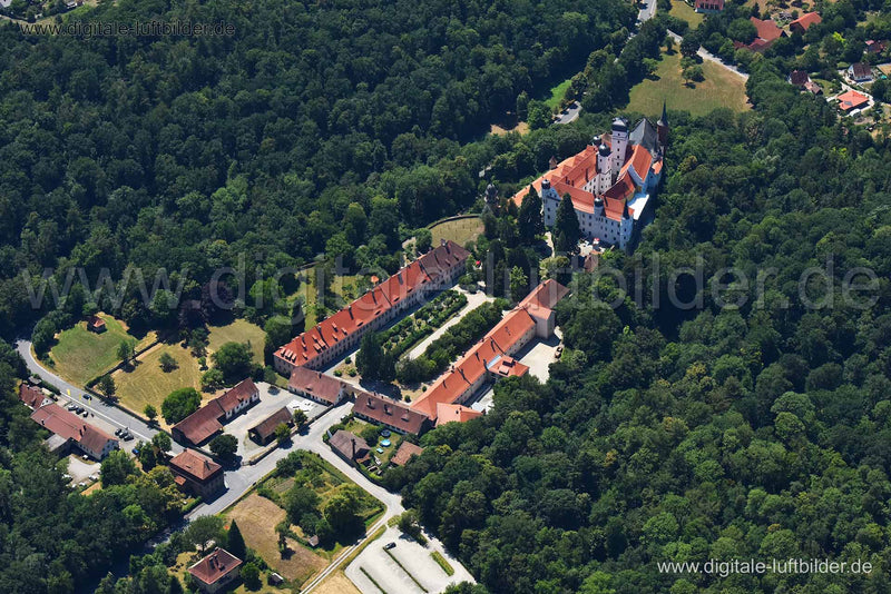 Luftaufnahme Schloss Schwarzenberg in Scheinfeld | Mittelfranken, Bayern