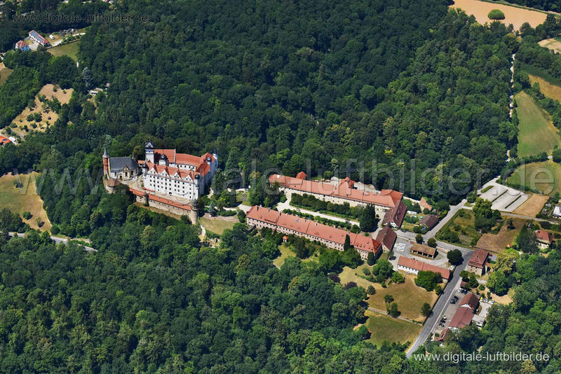 Luftaufnahme Schloss Schwarzenberg in Scheinfeld | Mittelfranken, Bayern