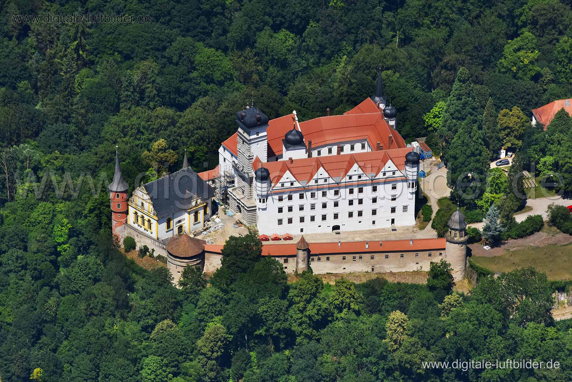 Luftbild: Schloss Schwarzenberg, Scheinfeld