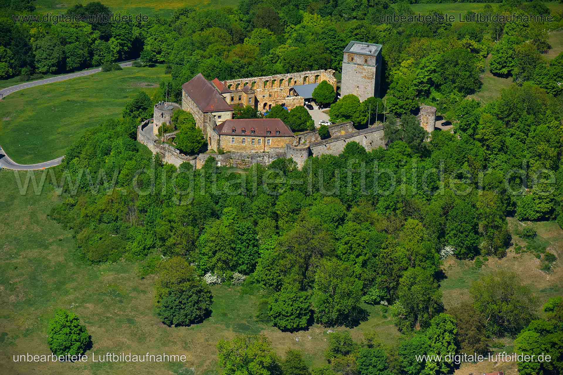 Luftaufnahme Giechburg in Scheßlitz | Oberfranken, Bayern