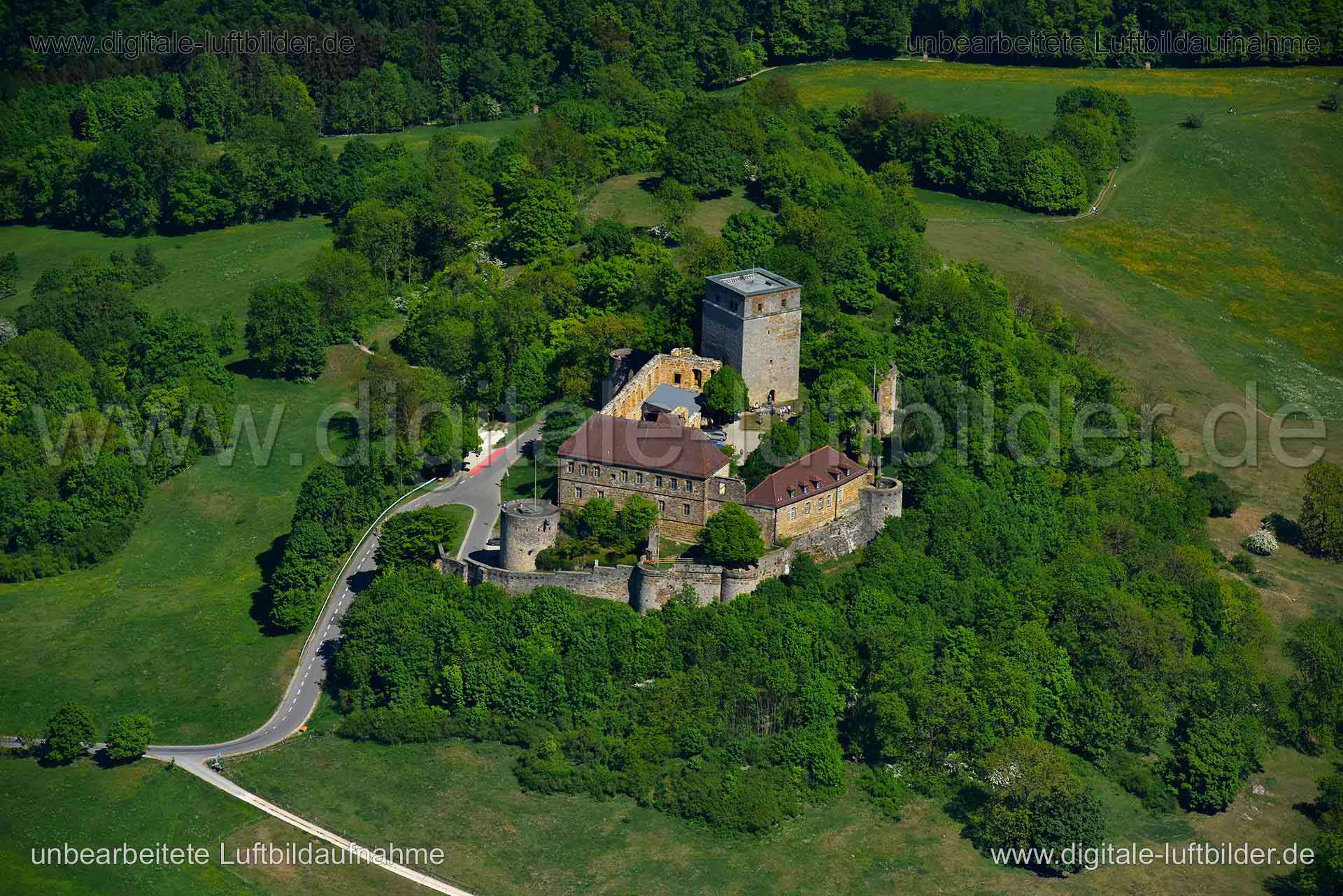 Luftaufnahme Giechburg in Scheßlitz | Oberfranken, Bayern