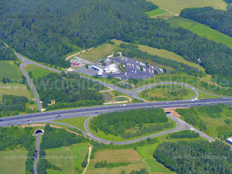 Luftaufnahme Autohof Schnaittach in Schnaittach | Mittelfranken, Bayern