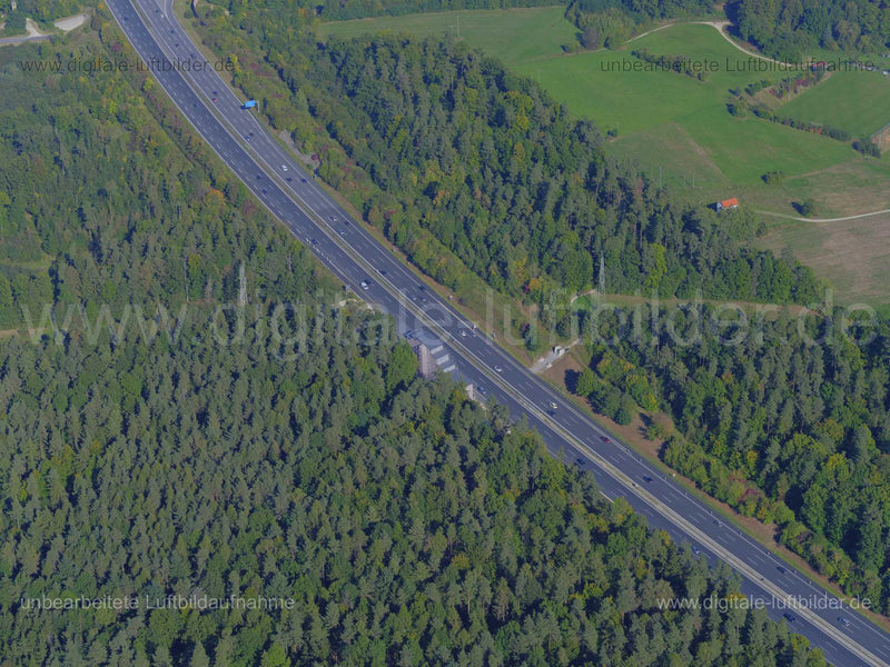 Luftaufnahme Brückenbau Autobahn A9 bei Schnaittach in Schnaittach | Mittelfranken, Bayern