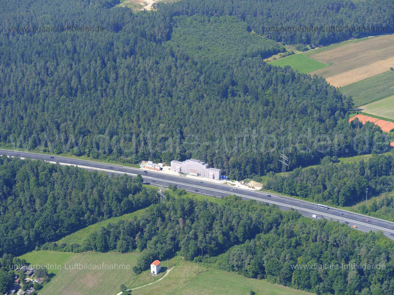 Luftaufnahme Brückenbau bei Schnaittach in Schnaittach | Mittelfranken, Bayern